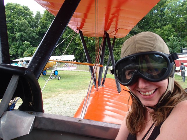 About to fly ... wah!