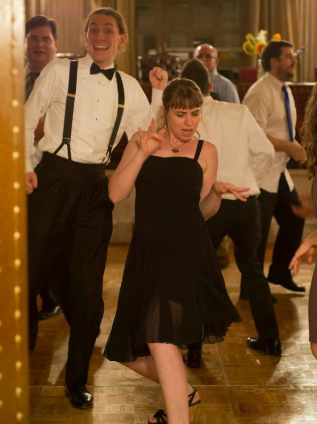 Dancing at my friend's wedding